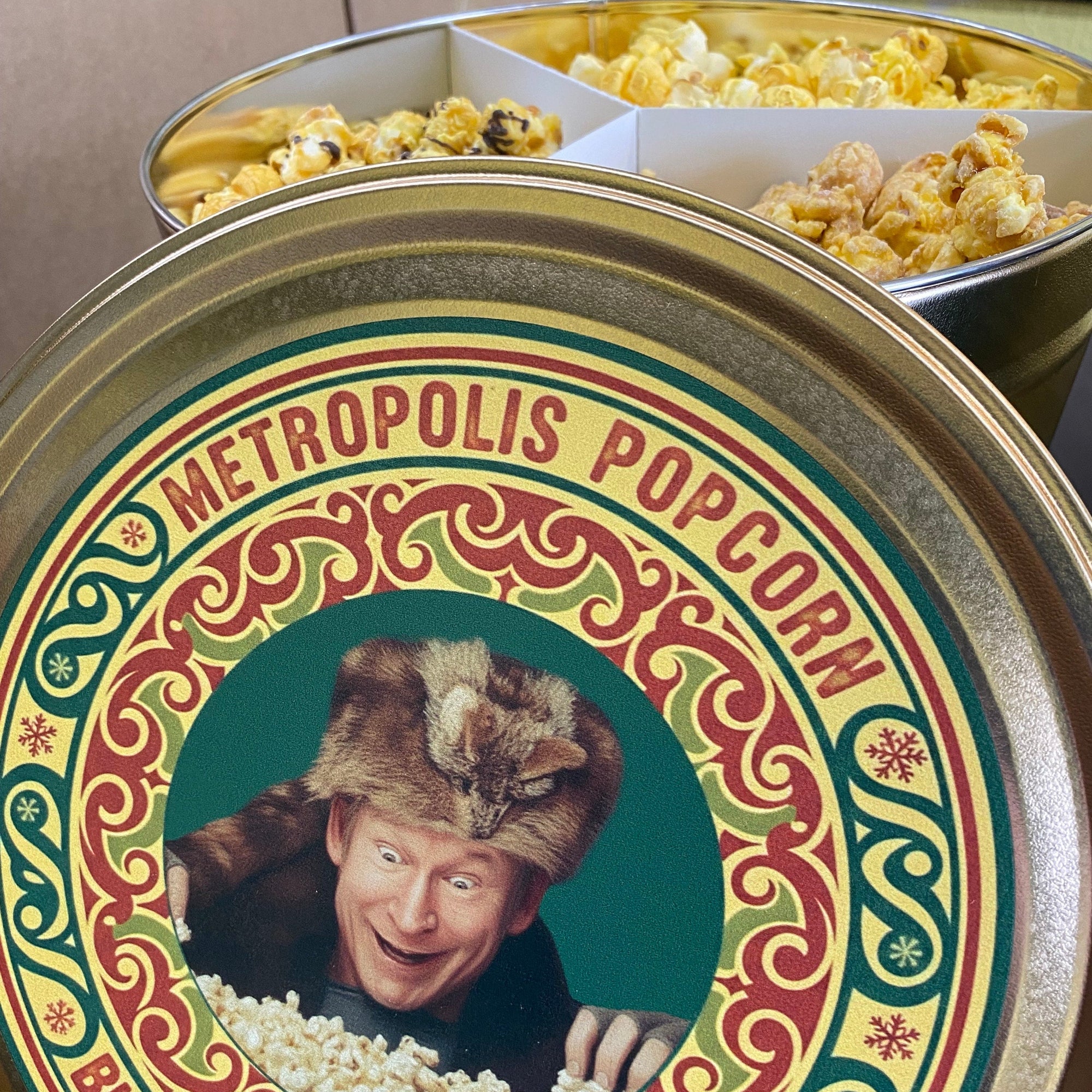 Farkus "Bully Your Tastebuds" Limited Edition Holiday Popcorn Tin